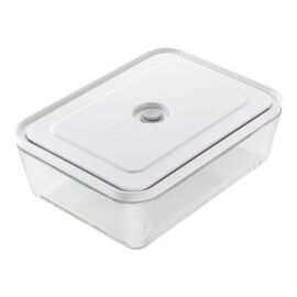 Contenitore sottovuoto per il frigo, vetro, grigio