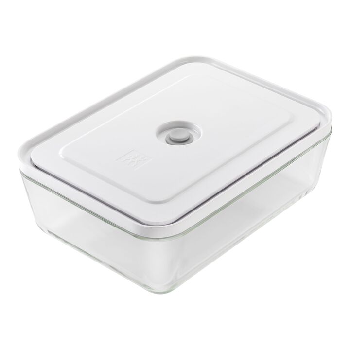 Fresh & Save, Vacuum Fridge Container, Glass, Grey, large 1
