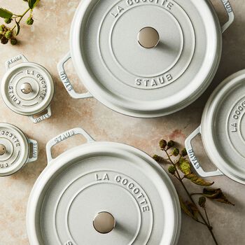 Döküm Tencere | Trüf Beyazı | 24 cm | 3,7 l | yuvarlak,,large 6