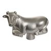 stainless steel cow Knob,,large