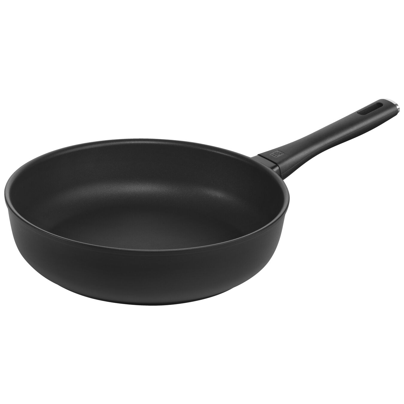 28 cm Aluminium Frying pan high-sided black,,large 1