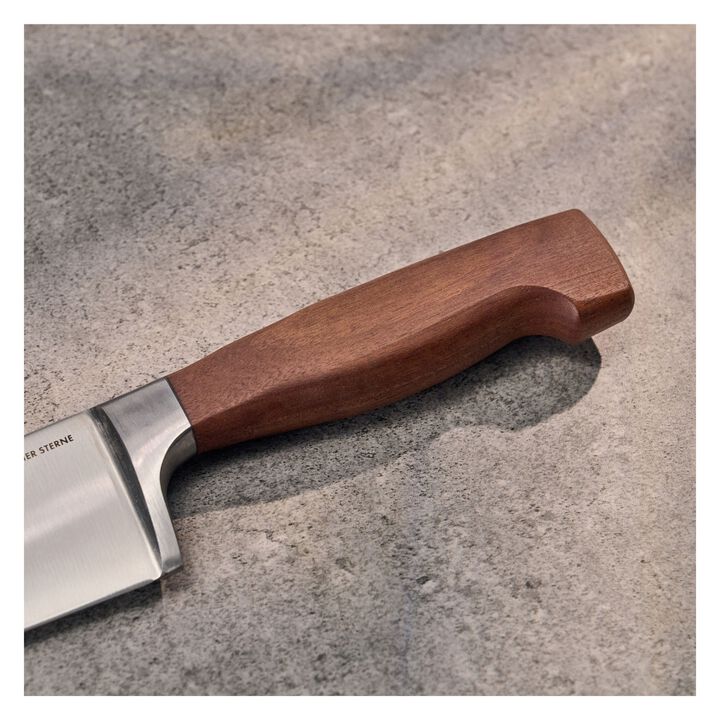 VIER STERNE, Couteau à trancher 16 cm, Tranchant lisse, Kotibe, large 3