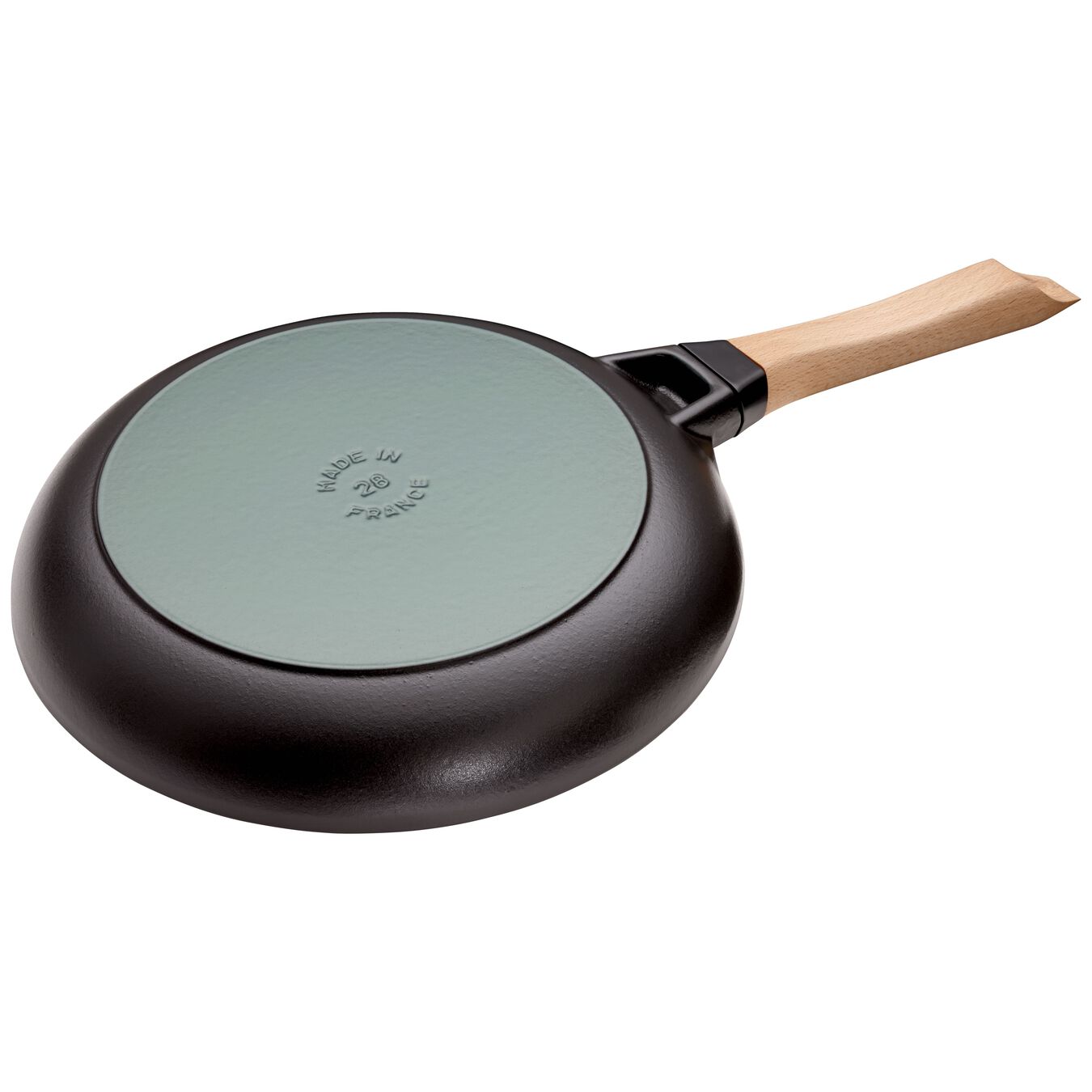 28 cm / 11 inch cast iron Frying pan, black,,large 2