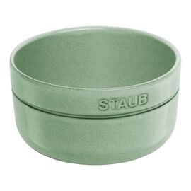 Staub Dining Line, 12 cm round Ceramic Bowl sage
