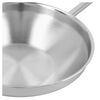 Specialties, 12.5-inch, 18/10 Stainless Steel, Flat Bottom Wok With Helper Handle, Silver, small 5