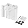 Fresh & Save, CUBE Vacuum starter set, S / 6-pcs, transparent-white, small 1