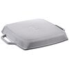 Grill Pans, 28 cm square Cast iron Grill pan graphite-grey, small 2