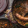 Cast Iron, 7 qt, Round, Dutch Oven, Grenadine, small 3
