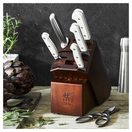 7-pc, Block Set with Acacia Block, acacia