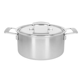 Demeyere Industry, 5.5 qt, 18/10 Stainless Steel, Dutch Oven with lid 