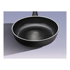 Lumotion, 28 cm round Aluminium Saute pan black, small 2