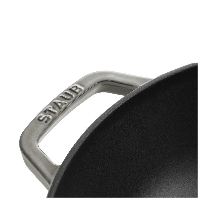 Cast Iron, 12-inch, Perfect Pan, Graphite Grey, large 3