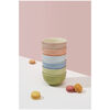 Ceramique, 6 Piece ceramic bowl set in macaron colours, mixed Colours, small 5