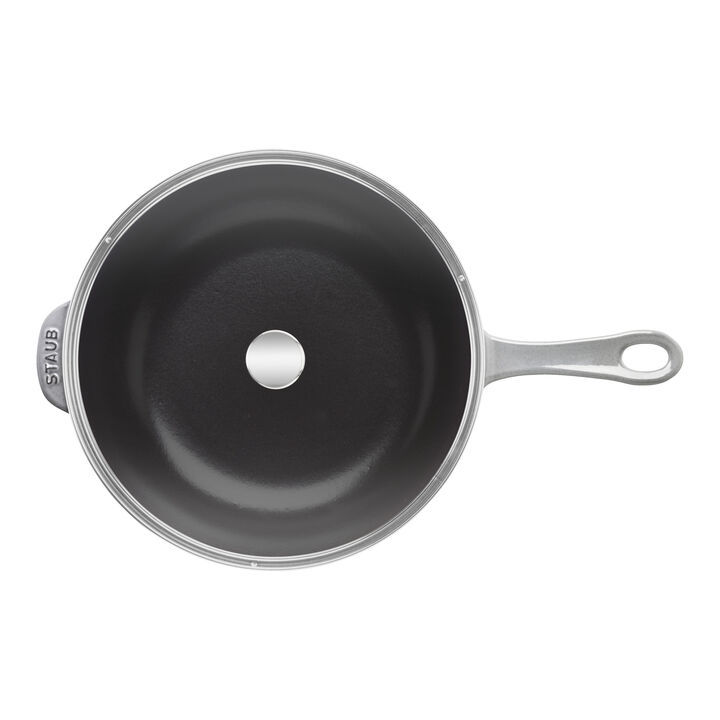 Pans, 26 cm / 10 inch cast iron Frying pan, graphite-grey, large 3