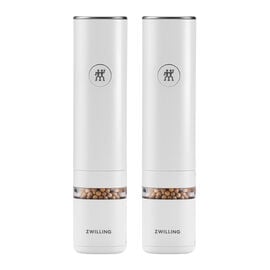 ZWILLING Enfinigy, ELECTRIC SALT AND PEPPER MILL SET - WHITE