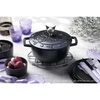 鋳物ホーロー鍋, Wa-NABE・フレンチオーブン Kuromi 20 cm, 鋳鉄, small 4