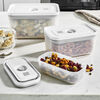 Fresh & Save, S/M/L / 3-pc, Vacuum Container, Plastic, Semitransparent-grey, small 8