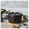 Cast Iron, 5.5 qt, Round, Dutch Oven, Black Matte, small 2