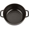 Cast Iron - Specialty Shaped Cocottes, 3.75 qt, Essential French Oven, Black Matte, small 2