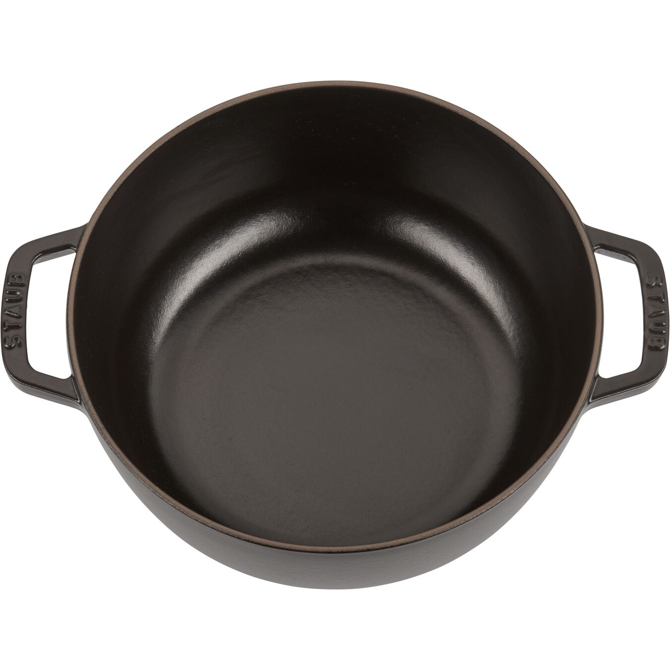 3.6 l cast iron round French oven, black,,large 2