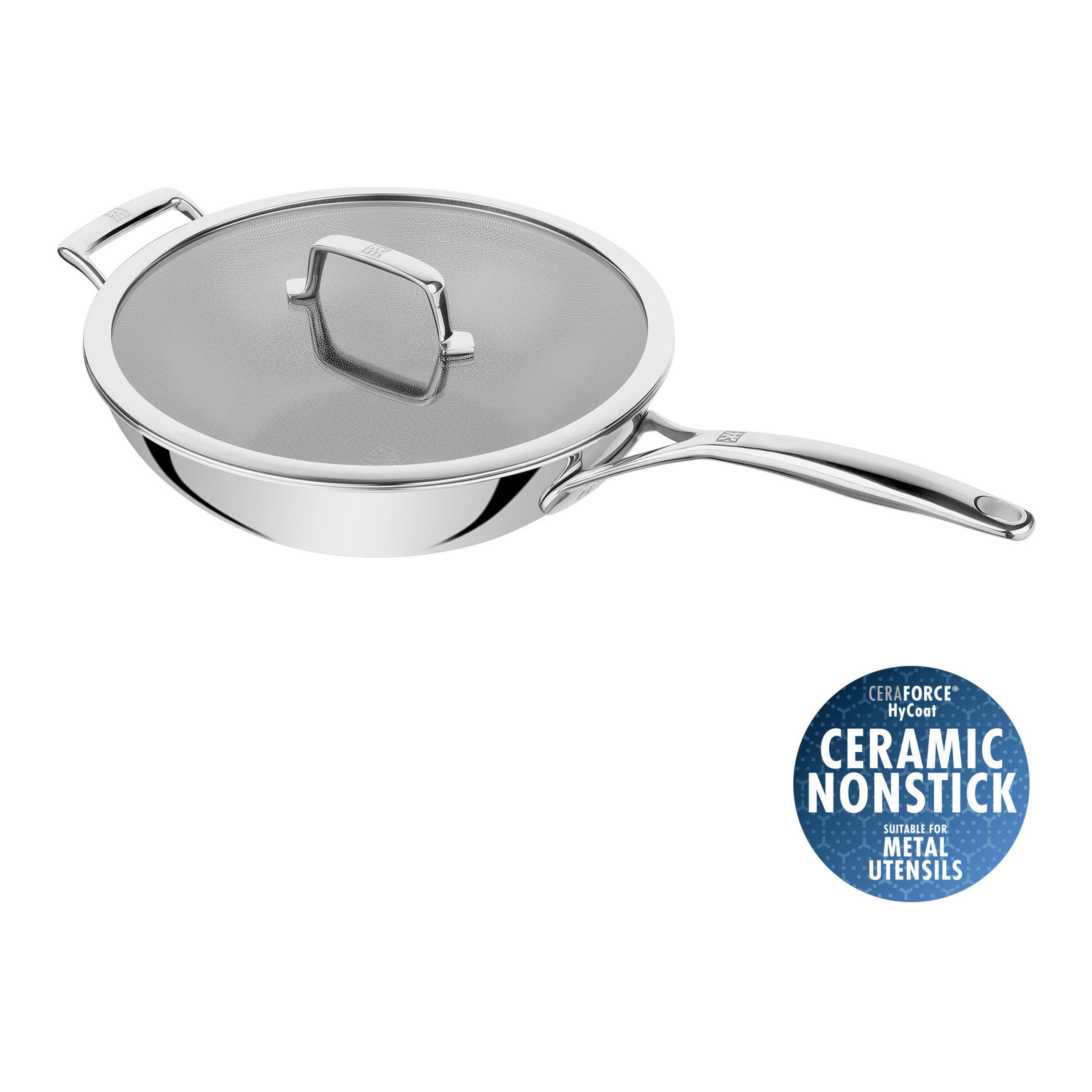 ZWILLING Peak Wok mit Deckel 30 cm, 18/10 Edelstahl Image
