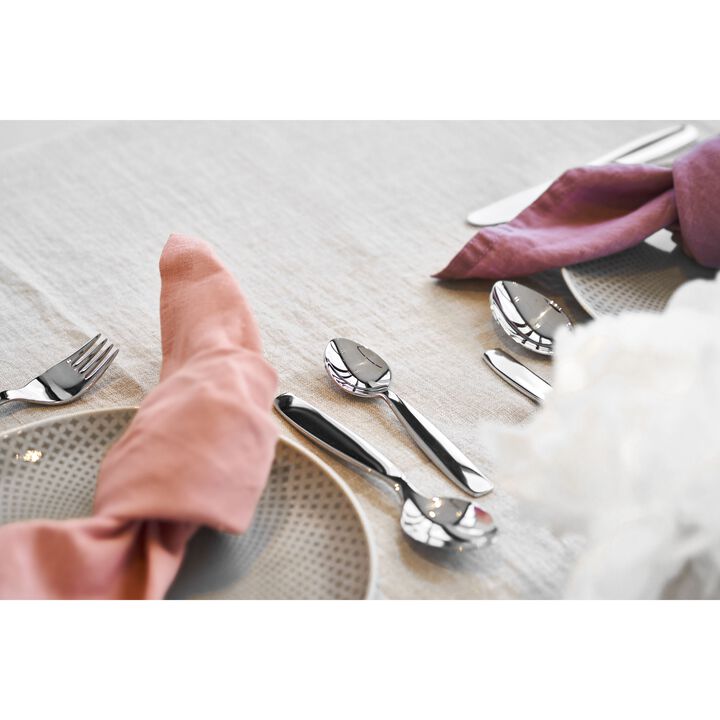 Pila, Set di posate da bambino, 4-pz., argento, large 4