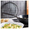 Milano, 30 cm, Wok avec couvercle en verre, Noir mat, small 6