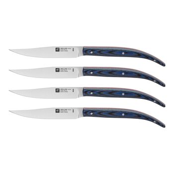 Biftek Bıçağı Seti | Mavi Mikarta | 4-parça,,large 1