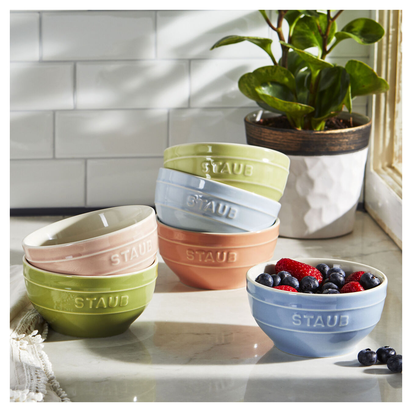 Buy Staub Ceramique Bowl set macaron