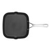 Alba, 28 cm / 11 inch aluminum square Grill pan, black, small 1