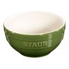 14 cm round Ceramic Bowl basil-green,,large