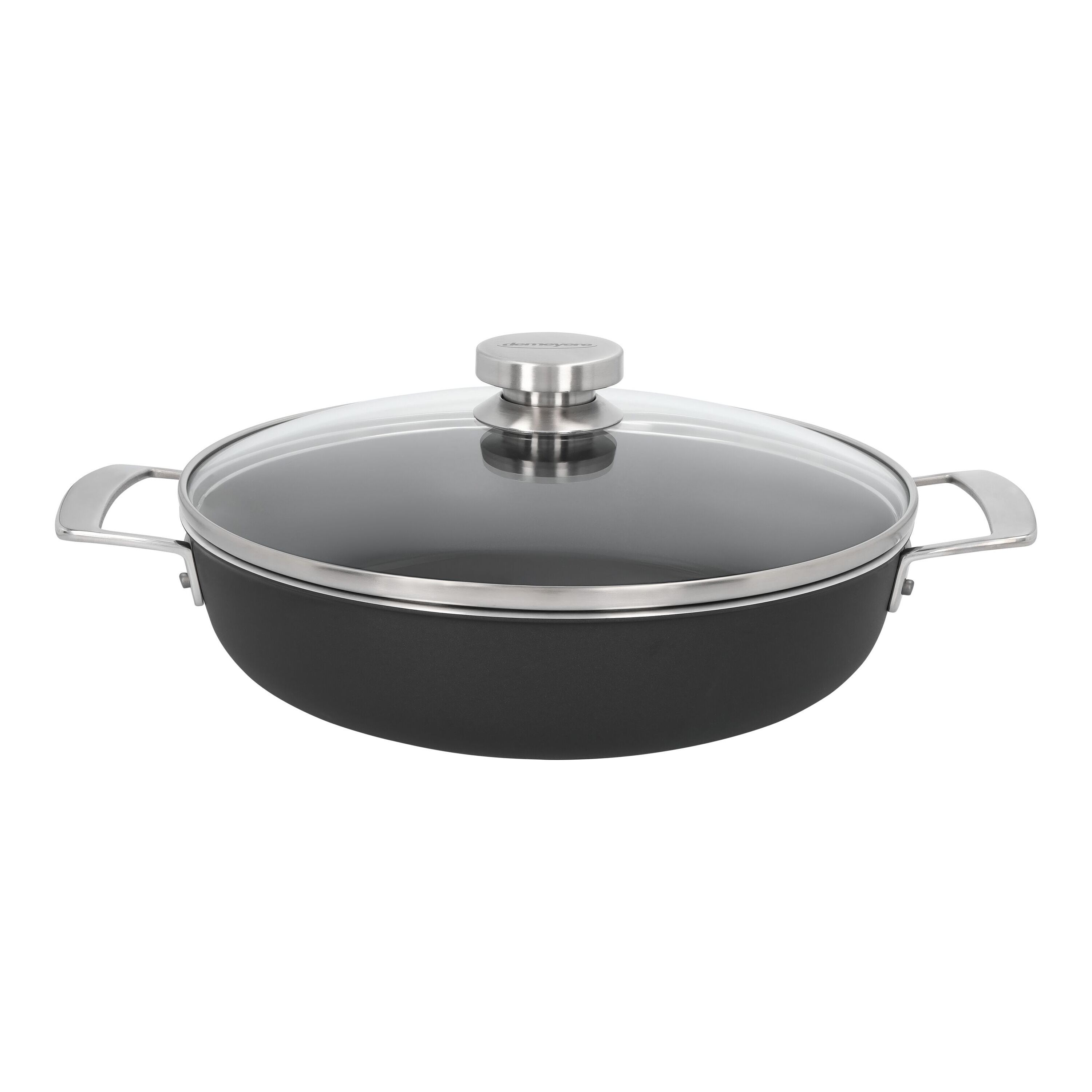 Demeyere Alu Plus 3 Ceramic Kookpan met glazen deksel Ceraforce 28 cm - Alu Plus 3 Ceramic - Demeyere