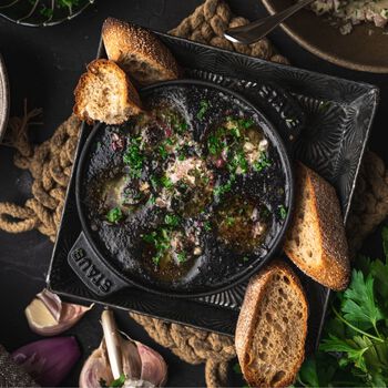 Escargot Tabağı | d&ouml;k&uuml;m demir | 14 cm,,large 2