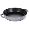 Pans, 26 cm / 10 inch cast iron Frying pan, graphite-grey, small 1