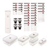 Fresh & Save, glass / S/M/L Vacuum starter set, 40 Piece , small 1