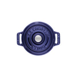 Staub LA COCOTTE, Mini Döküm Tencere | Koyu Mavi | 10 cm | 250 ml | yuvarlak