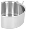 1.5 l 18/10 Stainless Steel round Sauce pan with lid, silver,,large