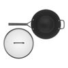 Milano, 30 cm, Wok med glaslock, Svart, small 2