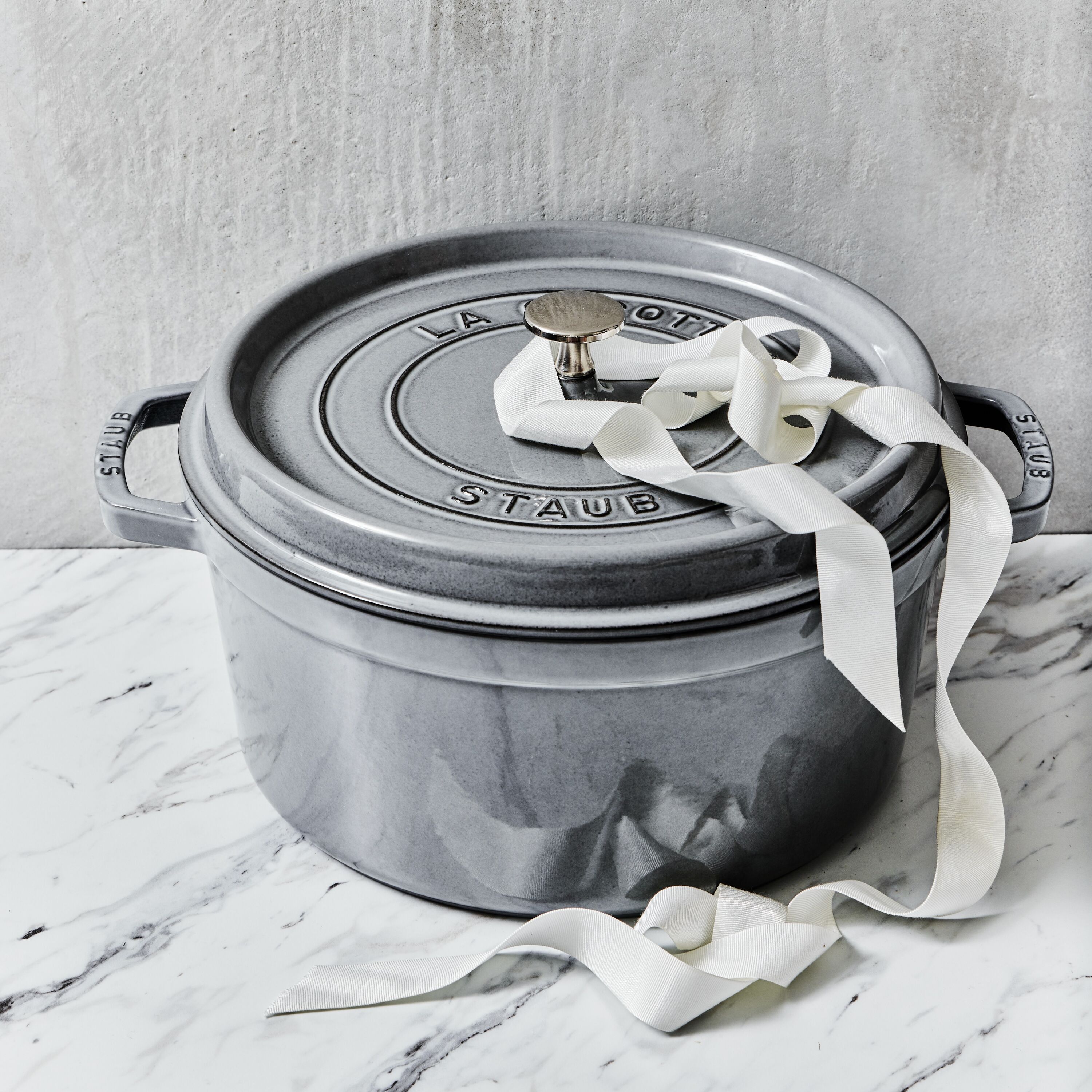 Staub La Cocotte Cocotte 24 cm / 3,7 l, Rond, Grafietgrijs - La Cocotte - Staub