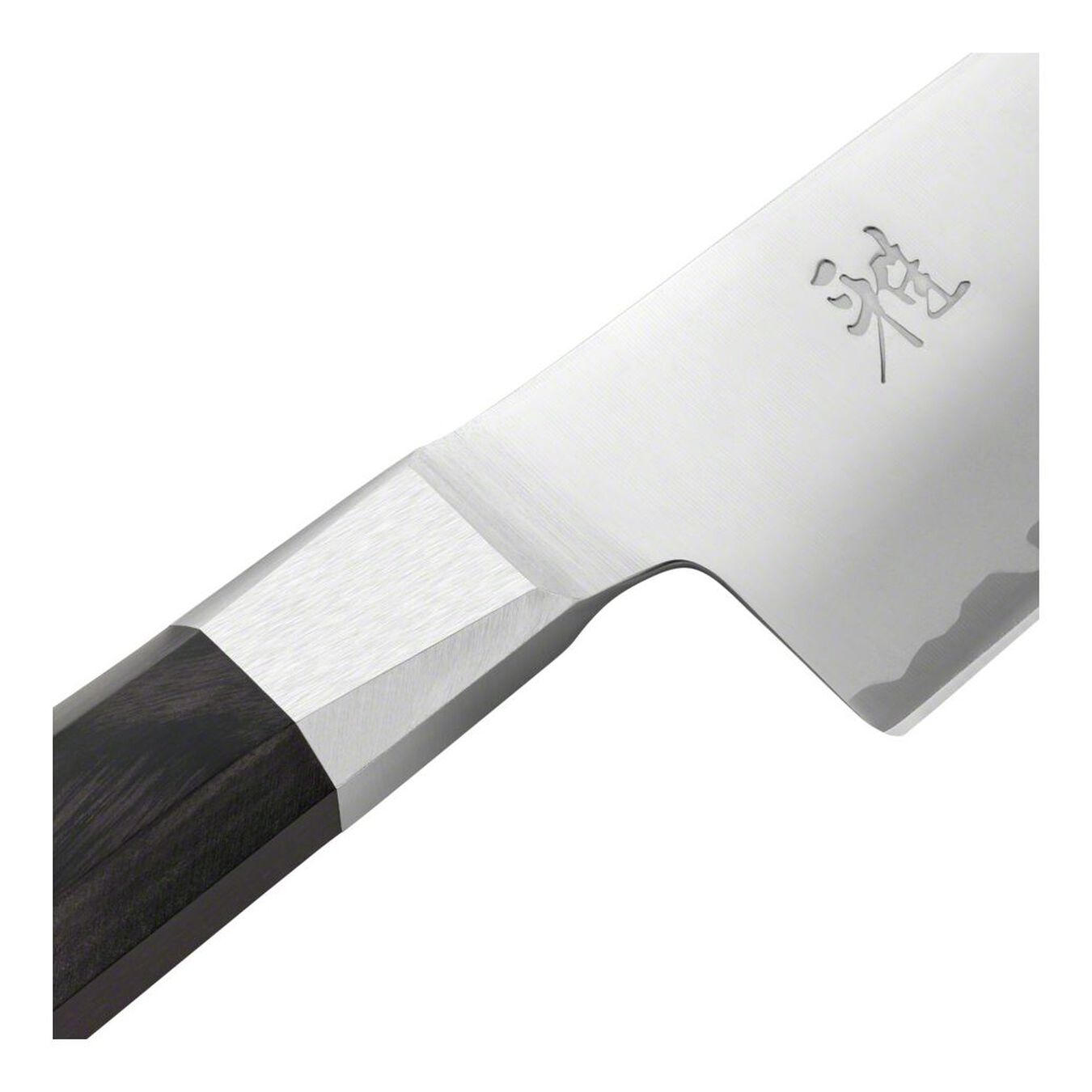 Couteau santoku 18 cm, Brun, Tranchant lisse,,large 7