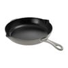 Pans, 26 cm Cast iron Frying pan with pouring spout graphite-grey, small 2