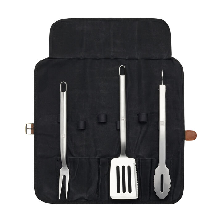 BBQ, 4-pc Grill Tool Set, Stainless Steel , large 3