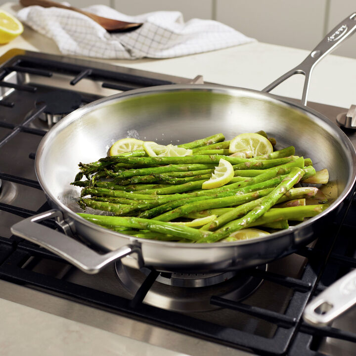 Industry, 2-pc Stainless Steel Fry Pan Set, large 3