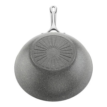 Wok Tava | 30 cm | Al&uuml;minyum | titanyum takviyeli seramik yapışmaz kaplama,,large 4