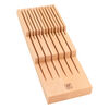 Signature, 11-pc, Knife block set, natural, small 4