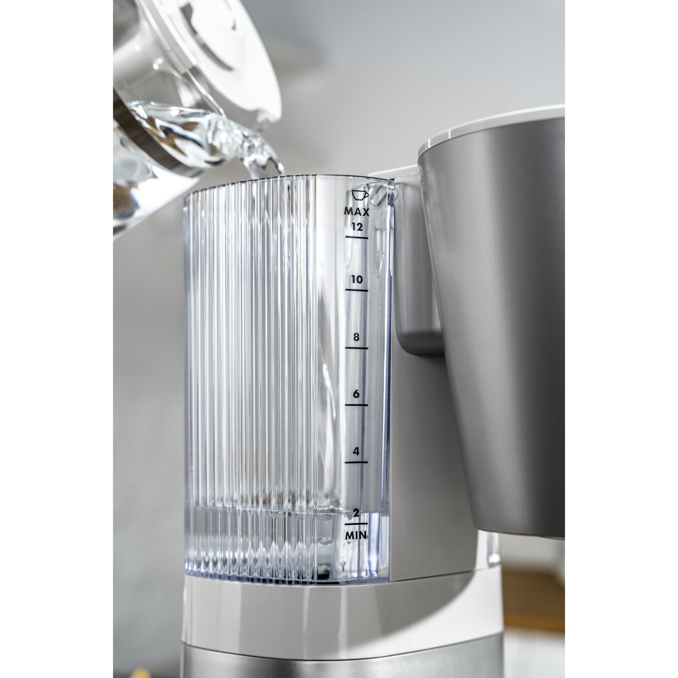 Kaffemaskin, Plast | Silver-Vit | EU,,large 4