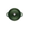 鋳物ホーロー鍋, ピコ・ココット 24 cm, ラウンド, バジルグリーン, 鋳鉄, small 2