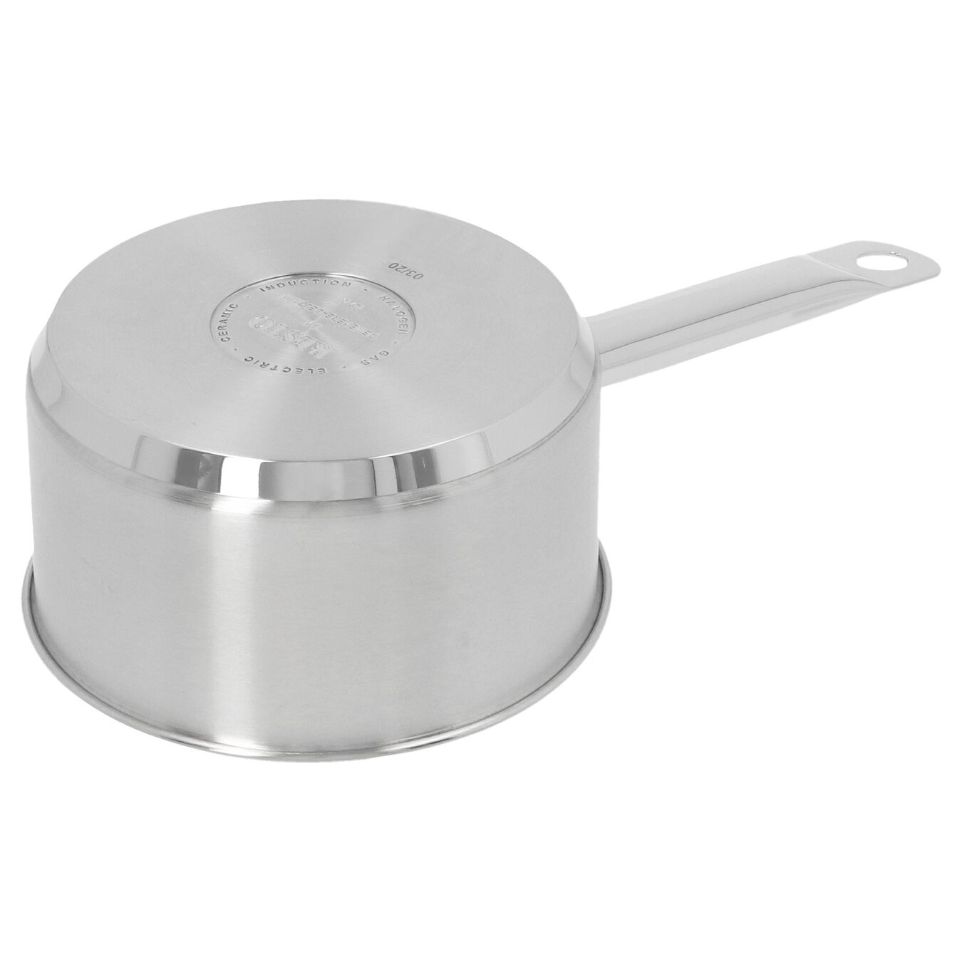 14 cm 18/10 Stainless Steel Saucepan with lid silver,,large 5