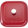 Ceramic - Covered Baking Dishes, 9-inch, Square, Covered Baking Dish, Cherry, small 5