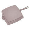 Cast Iron - Grill Pans, 12-inch, Cast Iron, Square, Grill Pan, Lilac, small 3